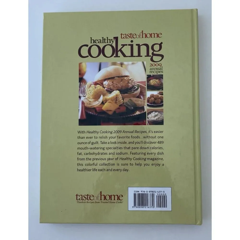 Taste of Home's Light & Tasty 2004-2007 & Healthy Cooking 2009 - Lot of 3-HC